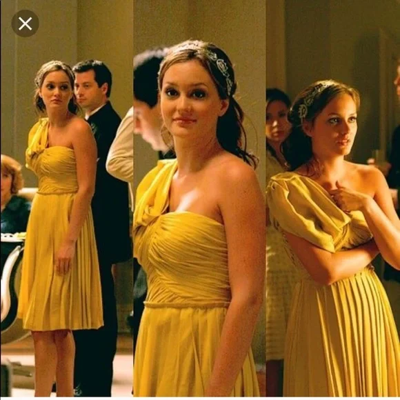 3.1 Phillip Lim citron Grecian pleated Dress 0 - Picture 3 of 7